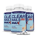 Frivillige laboratorier (3 Pack) Clear Nails Plus Max Pills 40 Millioner CFU Probiotiske 60 kapsler