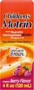 Børn Motrin Oral Suspension Medicine, 100 mg Ibuprofen, Kids Feber Reducer & Pain Reliever for mindre Aches & Pains På grund af kold & Flu, Alkoholfri, Berry Flavored, 4 fl. oz