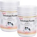 (Pack of 2) Hi Well Premium Pure New Zealand Bovine Grass- Fed Colostrum Powder 100% 100g