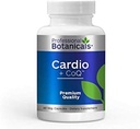 Professionel Botanicals Cardio- CoQ CoQ10 - Vegan Formuleret Coenzym Q10 med Hawthorne Berry Valerian Root og Cayenne Pepper - 60 vegetariske kapsler