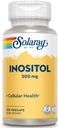SOLARAY Inositol 500 mg Kapsler er 124; kan hjælpe med at understøtte sund hjerne, kardiovaskulær, nervesystem funktion og mad er 124; ikke-GMO, Vegan er 124; 100 VegCaps