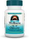 Source Naturals Wellness Oil of Oregano - Standardiseret til 70% Carvacrol - 30 vegetariske kapsler