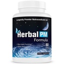 Longevity Herbal PM - Herbal Sleep Formel med 5-htp, melatonin, Valerian & GABA. 60 Veggie kapsler