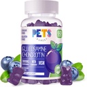 Kæledyr Purest Glucosamine Chondroitin Gummies med MSM & Elderberry Extra Strength - fælles støtte, Antioxidant immunsupport for voksne, Mænd & Women.60 Blueberry Gummies