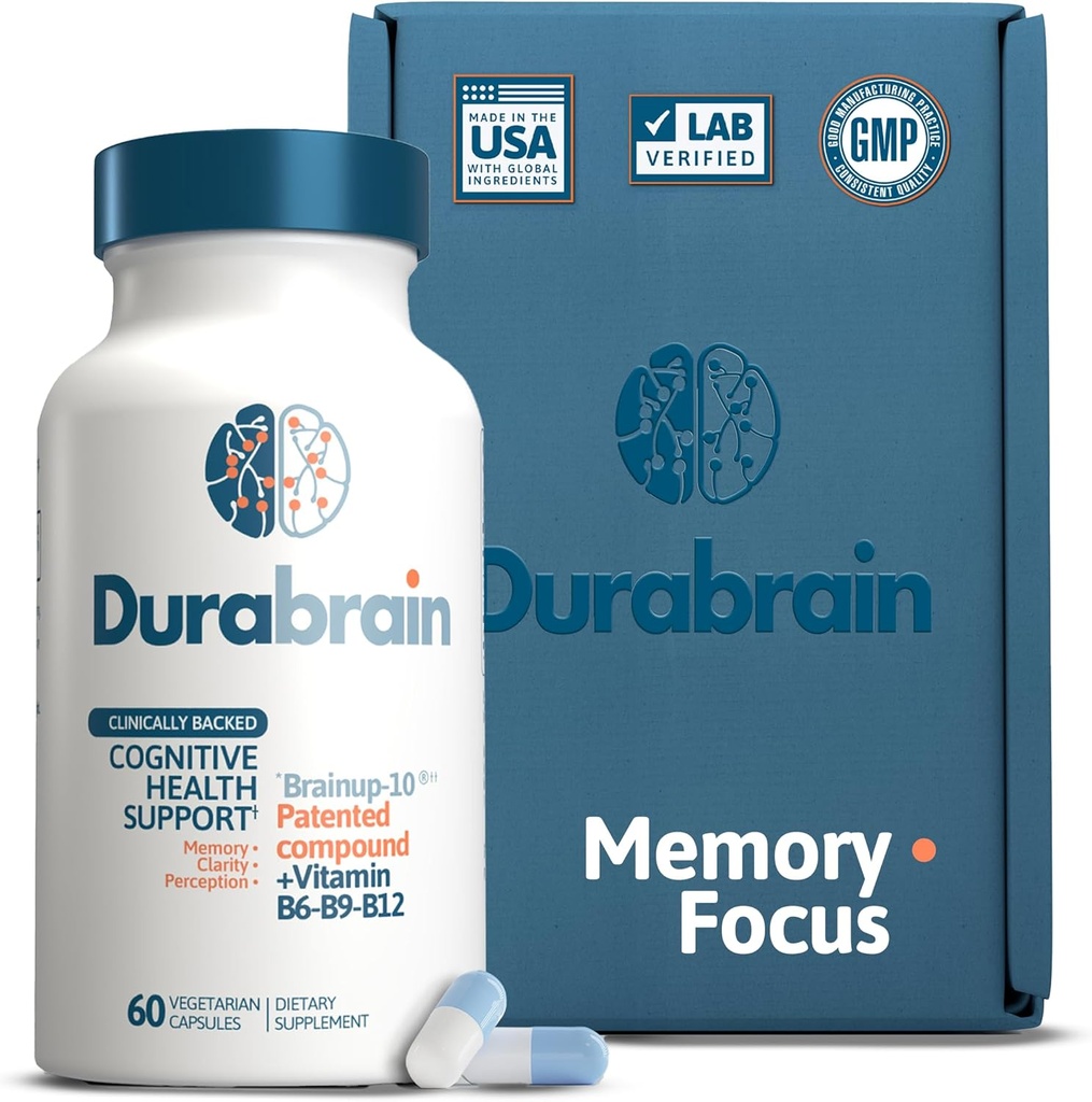 Nootrop Brain Support Supplement til hukommelse og fokus, forbedre din kognitive sundhed, mental Klarhed, og opmærksomhed, 60 kapsler