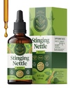 HERBAMAMA Stinging Nettle Tincture - Vegansk Urinary Tract Support med Stinging Nettle Root Extract - Non- GMO, Alkohol & Sugar- Free Urtica Dioica Supplement - 84-Day Supply