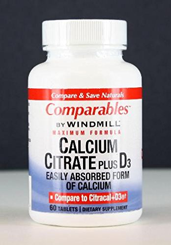 Windmill Calcium Citrat Plus D- vitamintabletter - 60 Ea