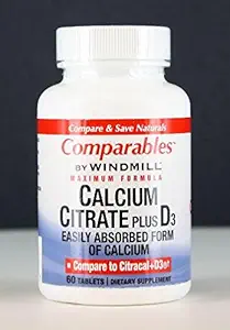 Windmill Calcium Citrat Plus D- vitamintabletter - 60 Ea