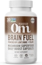 Om MUSHROOM SUPERFOOD Brain Mushroom Powder Capsules Superfood Supplement, 90 Greve, 30 dage, Lions Mane, Reishi Blend Plus Folate, Mental Clarity, Mushroom Supplement