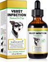 Naturlig Gær Infektion Behandling for hunde, Hund Gær Infektion Behandling, Hund Allergi Relief, Itch og Immunitet Relief, Forbedrer Coat & Hud, Hund Herbal Supplement, 2 oz