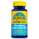 Nature 's Life Energizing Niacinamid 500mg - No Flush Vitamin B 3 Niacin Supplement - Nerve funktion, Metabolisme og sund energistøtte - 60- dag garanti, Lab Verified, 100 Servere, 100 tabletter