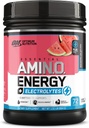 Optimum Nutrition Essential AMIN.O Energy & Electrolytes - Energi, Focus & Post- Workout Muscle Recovery - Watermelon Pre- Workout Electrolyte Powder Drikke - Watermelon Splash, 1.51 lb (72 Servere)