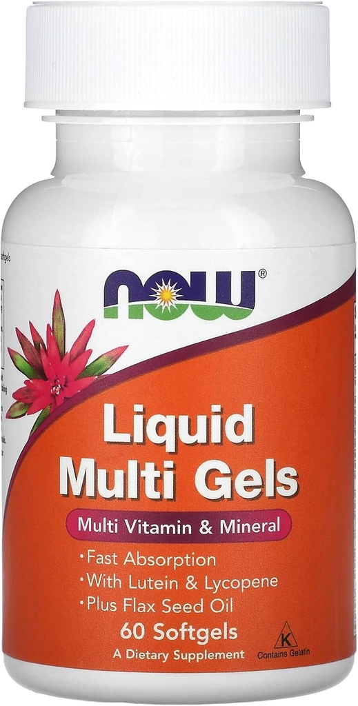 Nu fødevarer Flydende Multi Softgels 60 Sgels