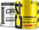 Cellucor Pre Workout & Creatine Bundle, C4 Original Pre Workout Powder, Fruit Punch, 30 Servere + Cor Performance Creatinine Powder, 72 Servere