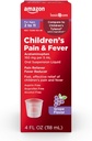 Basal Care Children 's Acetaminophen 160 mg per 5 ml Oral suspension, Grape Flavor, Pain Reliever og Fever Reducer for hovedpine, Sore Thromat og Tandpine, 4 fl oz (pakning med 1)