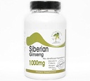 Siberian Ginseng 1000mg ~ 100 kapsler - Ingen tilsætningsstoffer ~ Naturetition Kosttilskud