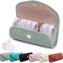 BAGSFY Weekly Pill Organizer 2 gange om dagen i en sød stof pille sag, Medicine Bag, AM PM Pill Box 7 dag, Portable Medicin rejse sag for piller, vitaminer, fiskeolier, kosttilskud.