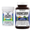 FarmHaven Magnesium Glycinat & Malat Complex og 60 milliarder CFU probiotisk