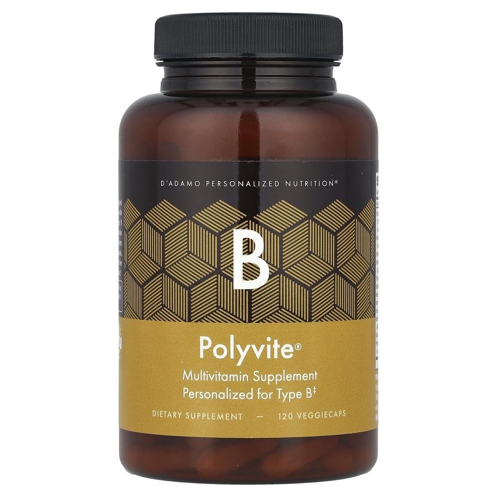 D 'Adamo Personaliseret Nutrition - Polyvite B 120 vcaps