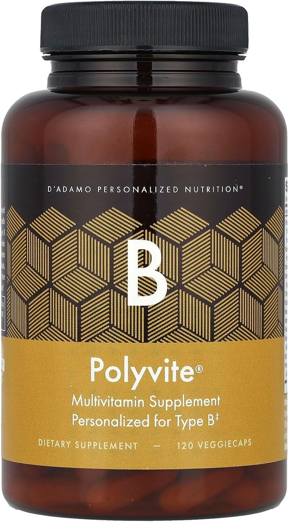 D'Adamo Personalized Nutrition - Polyvite B 120 vcaps