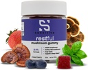Sensitiva Restful Mushroom Gummies P.M. Formel - Reishi & Turkey Tail Mushroom Supplement Gummies, Mushroom Gummies for Sleep, Afslapning & Stress Relief (blandet Berry P.M. Formel)