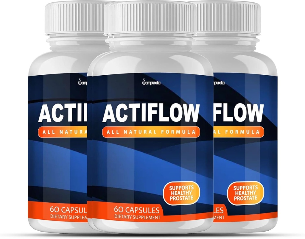 Actiflow Ny avanceret formel supplement - 3 pakker 90 dages forsyning