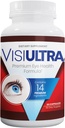 Eye Health Supplement - 14 essentielle næringsstoffer til Clear Vision, Blue Light Protection, og langsigtet øje sundhed. Understøtter Clarity og Eye Wellness. 60 Kapsler. (1 pakke)