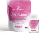 Naturområde [40 Grev Boric Acid Suppposites 600mg w / [20 Pack] Vaginal Applicator - Feminin Care