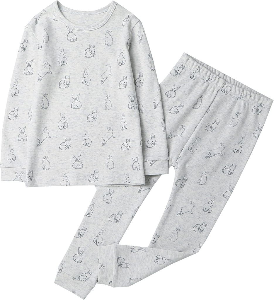Ejerskab 100% Økologisk Cotton Baby Long Sleeve Pajama sæt, Toddler Boy Girl 2-Piece Sleepwear