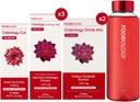 LEVNEDSMIDLER RED Burning 1- Måned Full Set / Coleology Cut (1ea) & Coleology Drink Mix (2ea) & Coleology Cutting Jelly (3ea) $Vand flaske (1ea)...