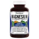 FarmHaven Magnesium Glycinate & Malate Complex w / D3- vitamin, 100% chelated for Max Absorption, Vegetar - Knoglesundhed, nerver, muskler, 180 kapsler, 90 dage