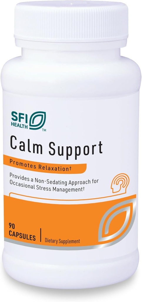 Klaire Labs SFI Health Cortisol Management - USDA Certified Organic Ingredients, Patenteret Herbal Stress Response Support Formel med Honokiol & Ashwagandha (90 Kapsler)
