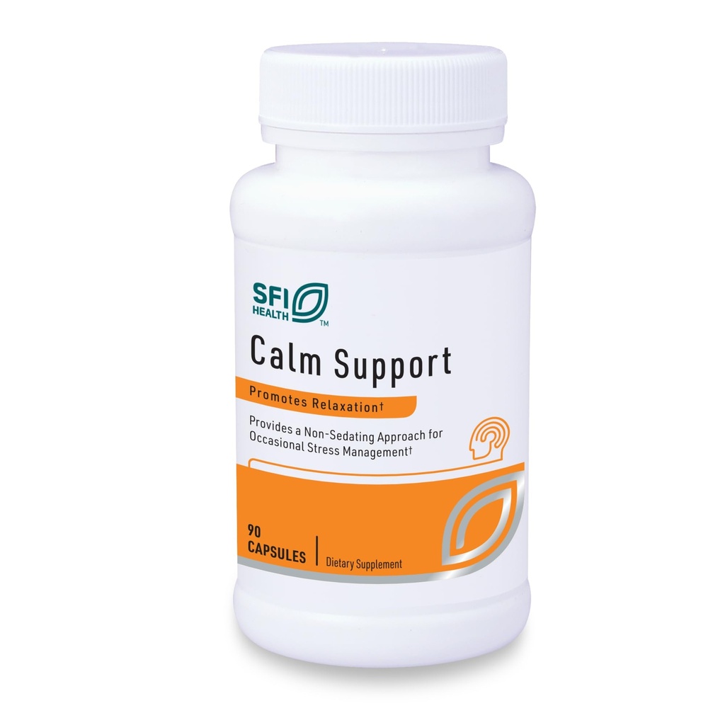 Klaire Labs SFI Health Cortisol Management - USDA Certified Organic Ingredients, Patenteret Herbal Stress Response Support Formel med Honokiol & Ashwagandha (90 Kapsler)