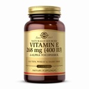 Solgar E 268 mg (400 IE) - 100 Softgels - Naturligt - Sourced Vitamin E som d- Alpha Tocopherol - Gluten Free, Dairy Free - 100 Servere