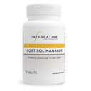 Integrative Therapeutics Cortisol Manager - Adrenal Health Support for Sund Stress Response * - Vegan, Dairy- Free & Gluten- Free - 30 tabletter (15 servere)