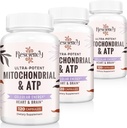 2326 MG Mitokondrielle Kosttilskud med ATP, Vitaminer, CoQ10 & PQQ, Mere effektiv end Creatin HMB & nitrogenoxid, Energi, Endurance, Styrke, Recovery & Muscle, Organic, 360 Kapsler