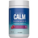 Naturlig Vitality rolig, Magnesium Citrate supplement, Stress Relief Gummies, Understøtter en sund reaktion på stress, Gluten Free, Vegan, Raspberry Lemon Flavored, 240 Gummies