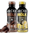 Jocko Fuel Mölk RTD Protein Shakes Bundle - Chokolade & Banana Cream (24 Pack Total)