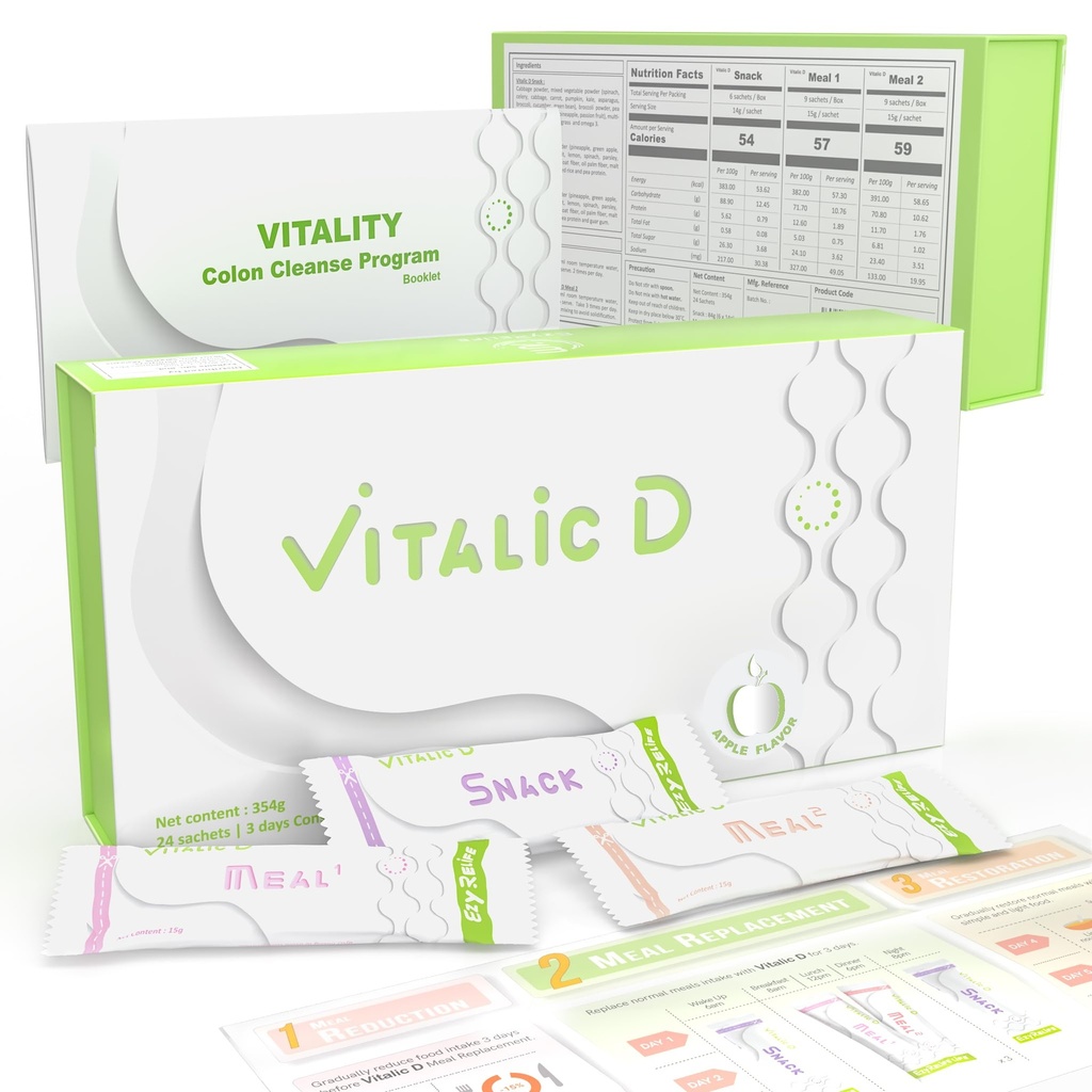 Vitalic D, 3- Day Cleanse Program & Gut Health Support