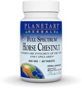 Planetariske Herbals Fuld Spectrum Horse Chestnut Tabletter, Hvid Flaske 60 Greve (pakke med 1)