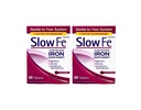 Slow Fe, High Potency Iron 45 mg, Slow Release - 60 tabletter - Pakning med 2 stk.