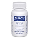 Ren indkapsling Bor (Glycinate) - 124; supplement til Hormonbalance, Knoglestyrke og sundhed, Connective Tissue, og Nutrient Metabolisme * - 124; 60 kapsler
