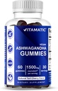 Vitamatisk Ashwagandha Gummies 1500 mg Ækvivalent Per Servering (fra 30: 1 Extract 50 mg) - 60 Vegan Gummies - 3% Withanolides
