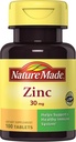 Nature Made Zink 30mg, 100 tabletter (pakke med 6)