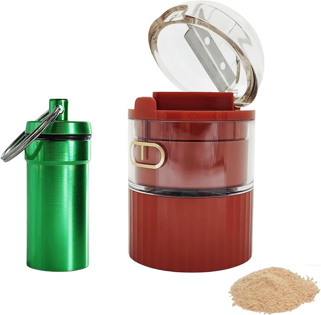 Premium Pill Crusher Cutter og Grinder for Fine Powder Perfekt til medicin Kæledyr Let at bruge Smasher med Aftagelig Cup Ideel til Pastillas Medicinas Effektiv Moledor til Daglig Medicin Management