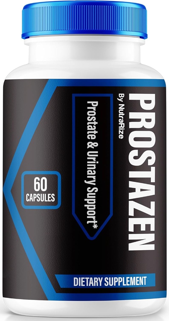 NutraRize Prostazen kapsler, officielle Prostazen piller til støtte for Prostate sundhed, Prostazen Plus Premium Formel, Prostazen for sund prostata, Prosta Zen Pastillas anmeldelse (60 kapsler)