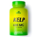 ALFA VITAMINS Kelp Supplement, 600mg af naturlige Seaweed Kelp (Ascophyllum Nodosum), Rig i jod & Fucoidan, understøtter Thyroid & Metabolic Funktion, Daglige Vitaminer for Wellness, Ikke GMO, 90 tabletter