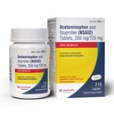 Dual Action Acetaminophen 250 mg og Ibuprofen 125 mg kapsler, Op til 8h af smertelindring for mindre ache og smerte, hovedpine, tandpine, rygsmerter, menstruation kramper, mindre arthritis smerte, 216 tal