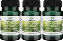 Swanson Black Ginger Extract - fremmer sund blodcirkulation og fysisk Vigor - Kan hjælpe hjerte sundhed, muskelvæv, og Mental Wellbeing - (30 Veggie kapsler, 100mg Hver) (3 Pack)