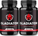 rize laboratorier - Gladiator kapsler - Performance Supplement for mænd, Maksimal styrke støtte til muskelvækst (120 kapsler)